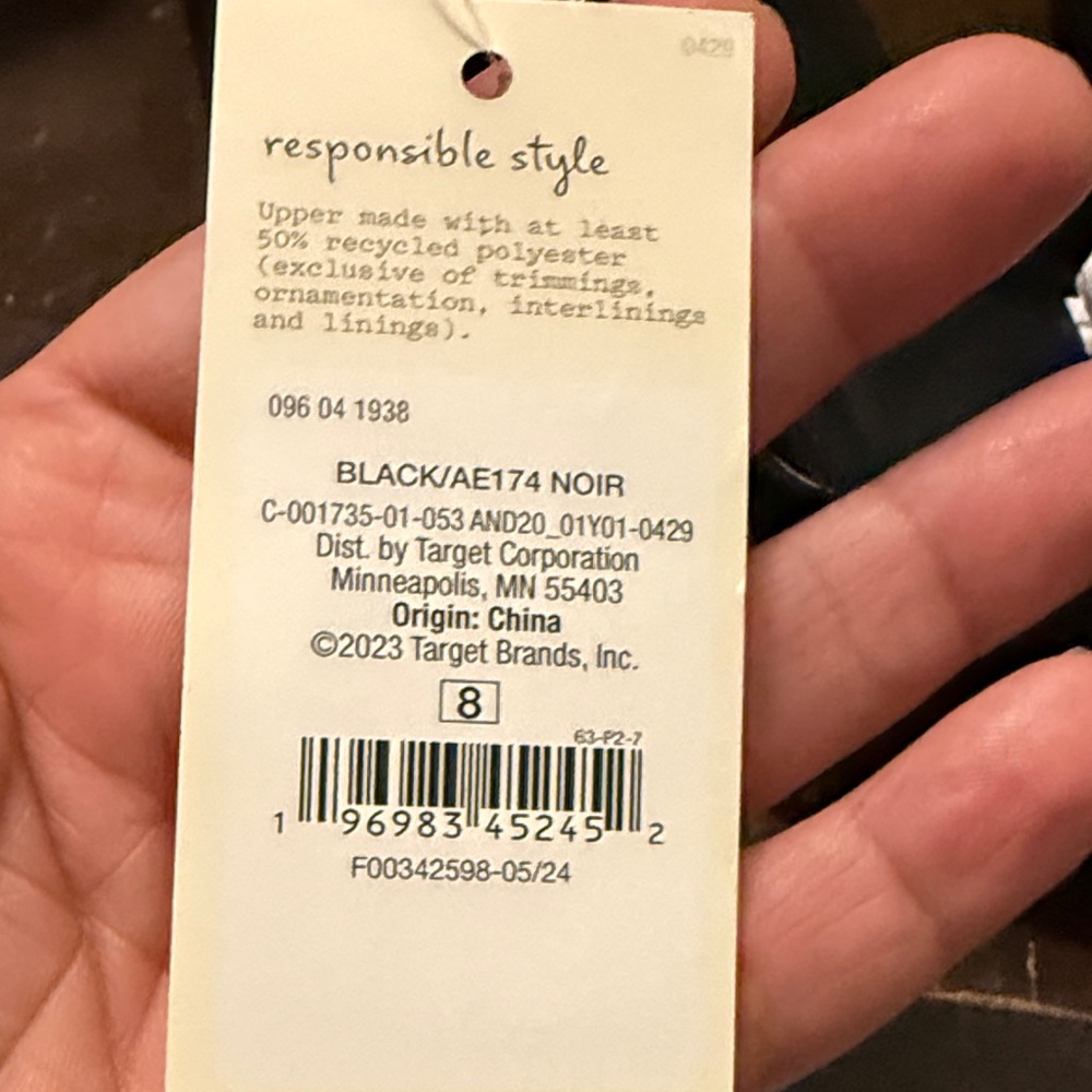 A New Day Black wedges